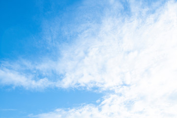 Blue sky with natural white clouds landscape - Image