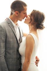 portrait photos of a couple in love.wedding photo