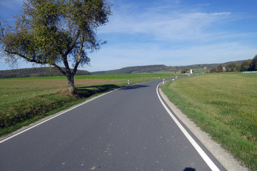 Staatsstraße 2257 von Prühl nach  Oberscheinfeld