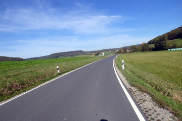 Staatsstraße 2257 von Prühl nach  Oberscheinfeld