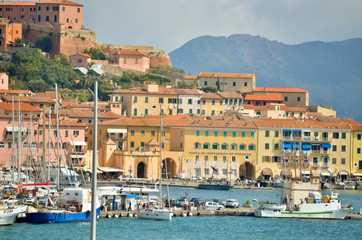 Fototapeta premium Portoferraio vista dal mare - Isola d'Elba