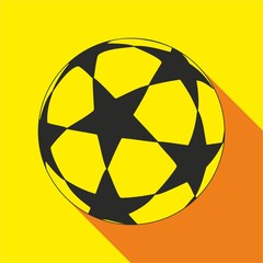 vector image of football ball