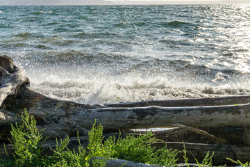 Waves Hitting Shore 6