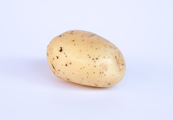 potato on a white background