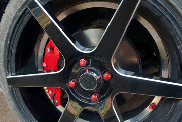 Alloy wheels and brakes and vehicle stop systems