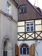 Fototapeta na wymiar historische Wohnhäuser
