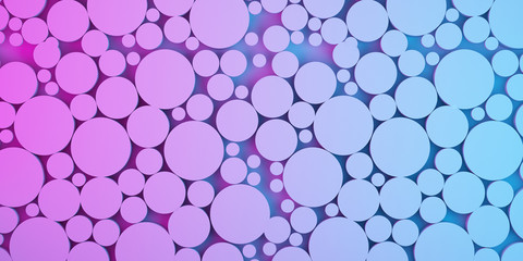 pink blue wall with circles texture