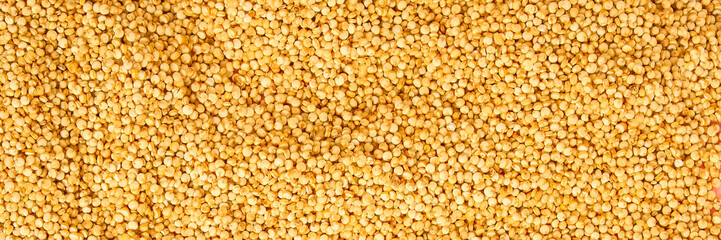 quinoa grain (porridge, superfood is healthy snack) menu concept. food background. copy space. Top view
