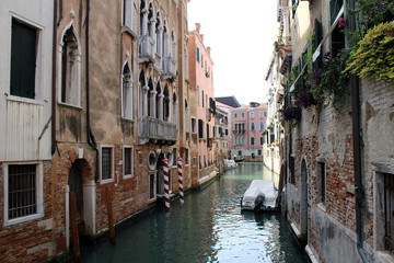 Gondola on Venice Canal