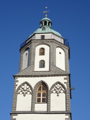 Fototapeta na wymiar Turm der Frauenkirche Meissen