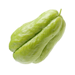 Naklejka premium Chayote on a white background