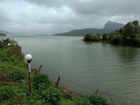 Lake, river, dam back water