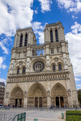 Fototapeta na wymiar Notre-Dame de Paris, France