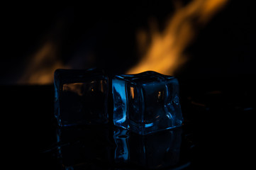fire and ice on a black background2
