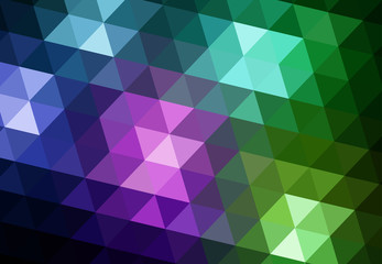 Fototapeta na wymiar Abstract multicolored triangular glowing background. vector eps10