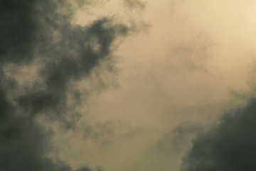 Obraz premium Late afternoon clouds in Brazil