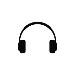 Headphones icon design. Music symbol isolated. Vector illustration