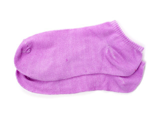socks on white background