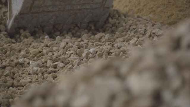Excavator on Construction Site