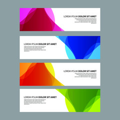 Vector Abstract design banner web template