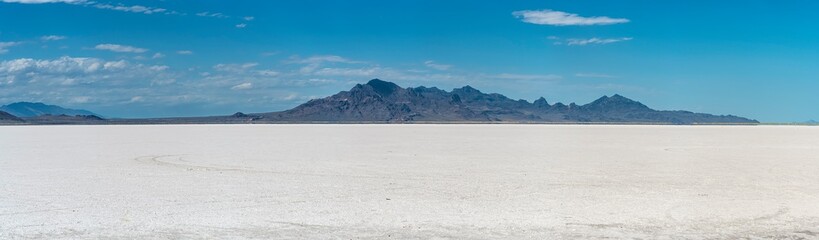 Bonneville Salt Flats Utah surreal landscape