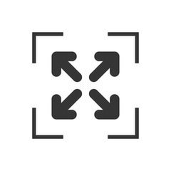 Full screen icon - vector.