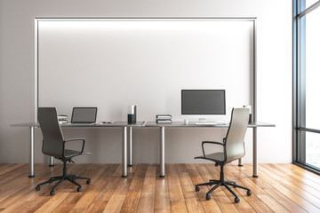 Minimalistic office interior