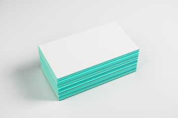 Blank business cards