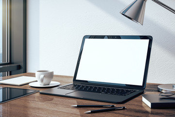 ack laptop with blank screen