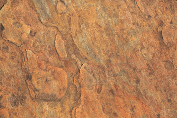 Closeup texture of rock brown wall