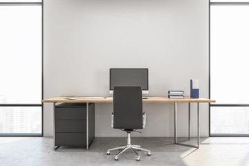 Workspace manager in a contemporary interior