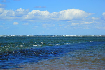 sea and blue sky