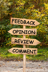 Feedback Opinion Review Comment