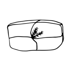 Birthday, Christmas or any occasion Gifts box Set Cartoon Doodles. Gift wrap and package. Vector isolated on white background.