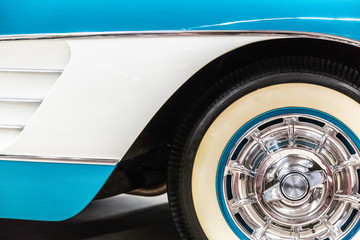 closeup of car