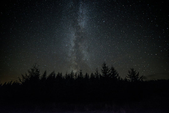 The Milky Way Seen From Kielder's Dark Skies Spot