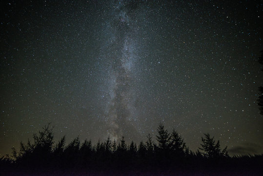 The Milky Way Seen From Kielder's Dark Skies Spot