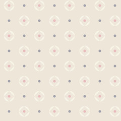 Elegant seamless pattern with geometrical ornament