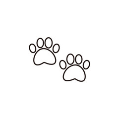 animals footprint icon vector design symbol
