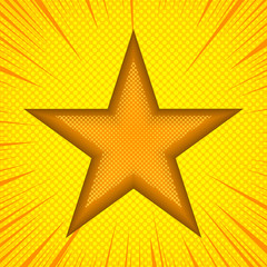 Obraz premium Comic superstar explosive background