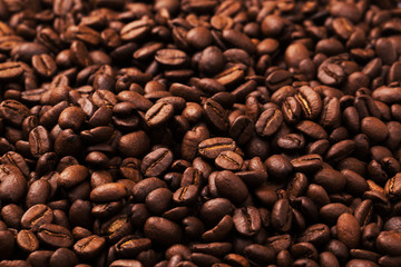roasted coffee beans, can be used as background