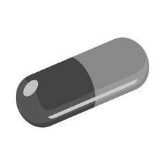Isolated object of capsule and drug icon. Graphic of capsule and medicine vector icon for stock.
