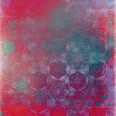 Grunge textured pattern background with dark colors. Vintage style wall paper, wrapping paper background design.