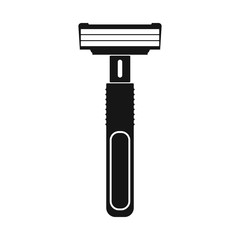 Vector design of razor and hair icon. Web element of razor and shaving stock vector illustration.