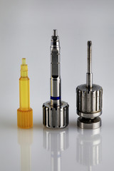 different types of screwdrivers for dental prosthetics or installations