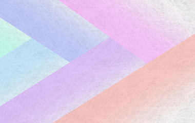 Fototapeta premium Abstract modern background in multi-colored delicate colors and modern triangular square and block shapes, layered by a random geometric pattern with a delicate texture.