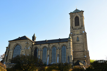 Fototapeta premium st marien kirche in neuss, nrw, deutschland