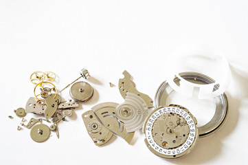 Cleaning and repairing a watch