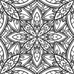 Boho style seamless pattern