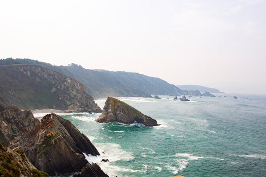 Acantilados de O Pic&oacute;n en Loiba, Ortigueira, Galicia,Espa&ntilde;a